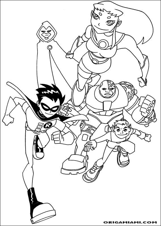 Teen Titans coloring page (23)