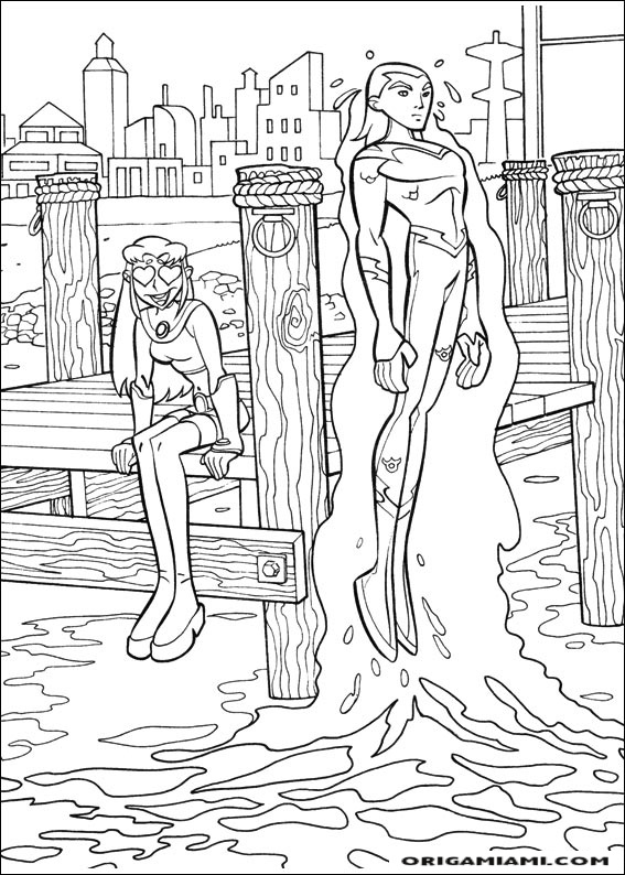 Teen Titans coloring page (29)