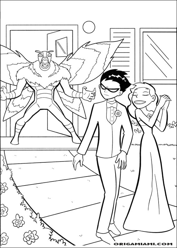 Teen Titans coloring page (30)