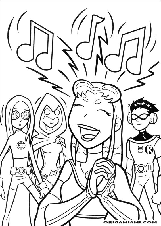 Teen Titans coloring page (35)