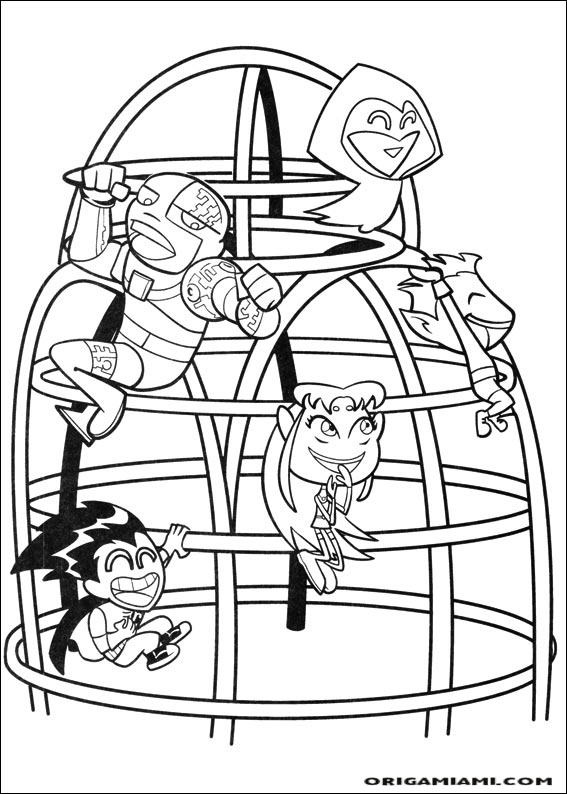 Teen Titans coloring page (36)