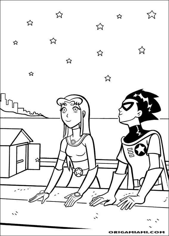 Teen Titans coloring page (38)