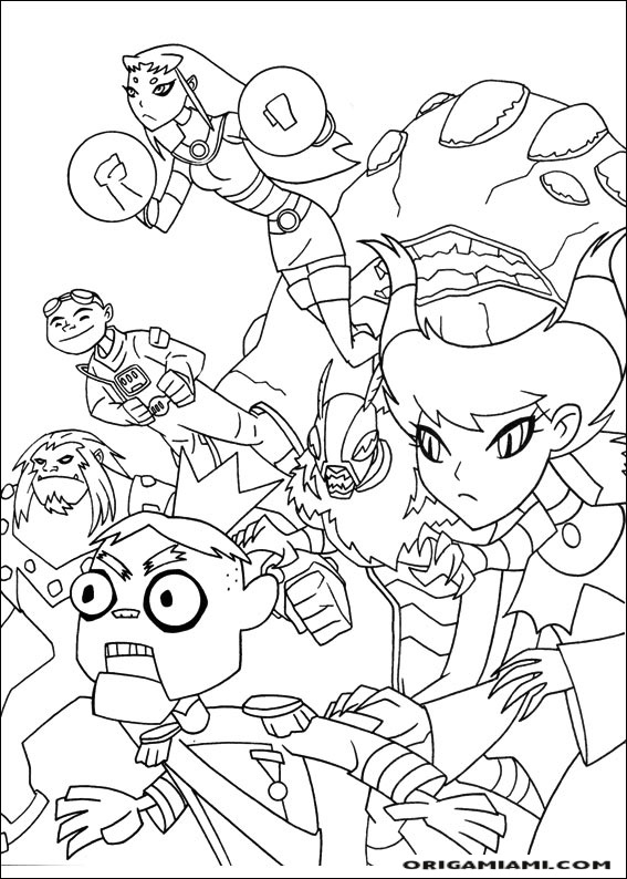 Teen Titans coloring page (6)