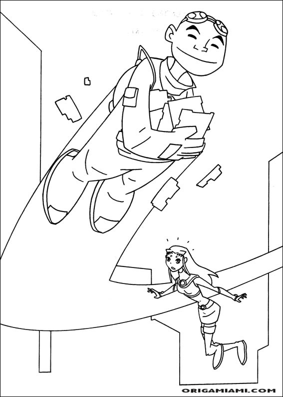 Teen Titans coloring page (7)