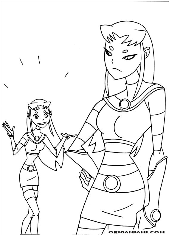 Teen Titans coloring page (9)