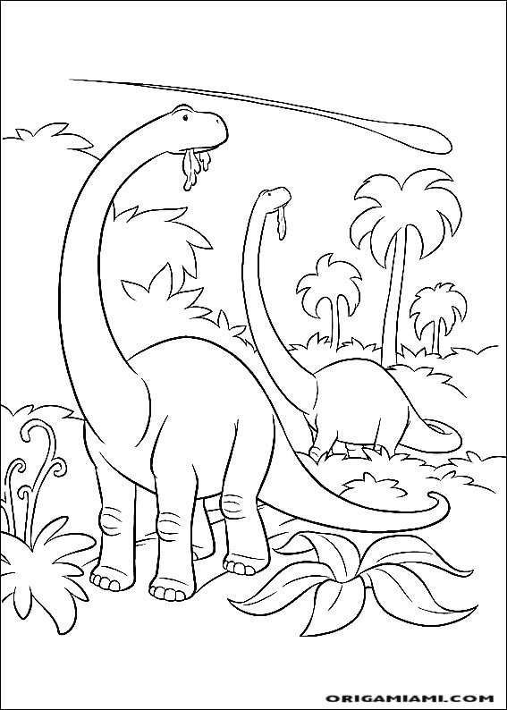 The Good Dinosaur coloring page (1)