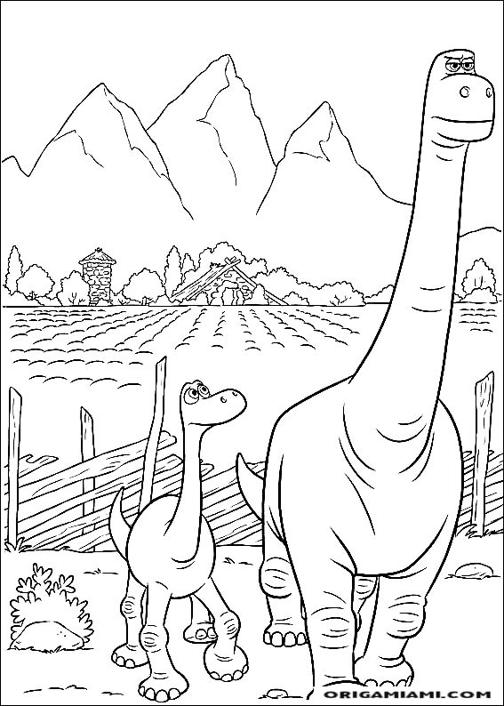 The Good Dinosaur coloring page (12)