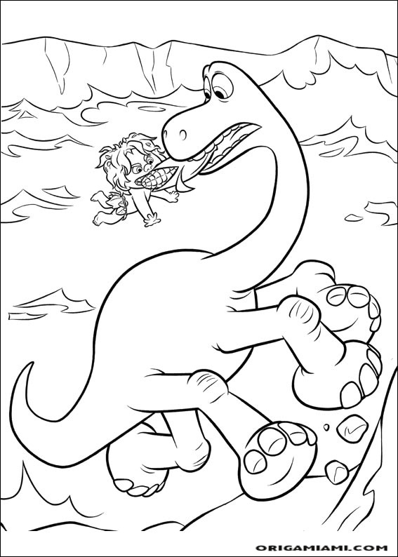 The Good Dinosaur coloring page (15)