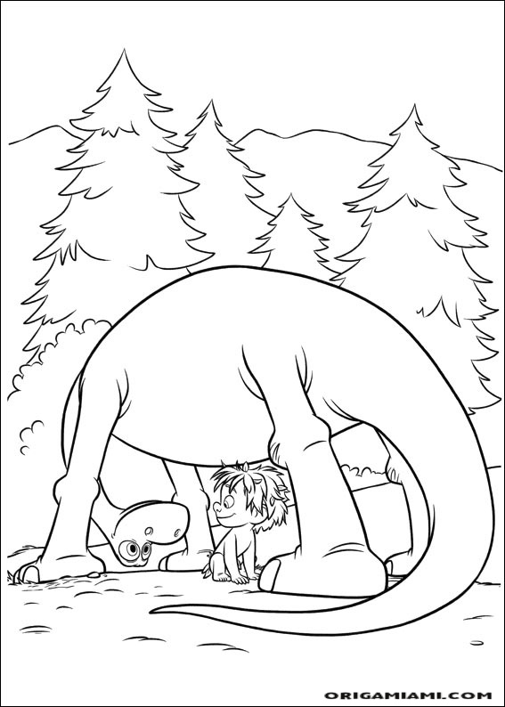 The Good Dinosaur coloring page (25)