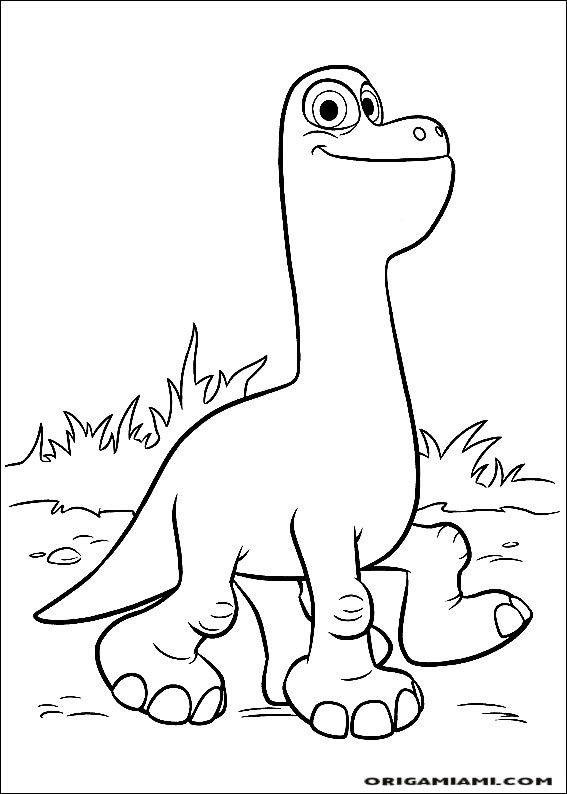 The Good Dinosaur coloring page (4)