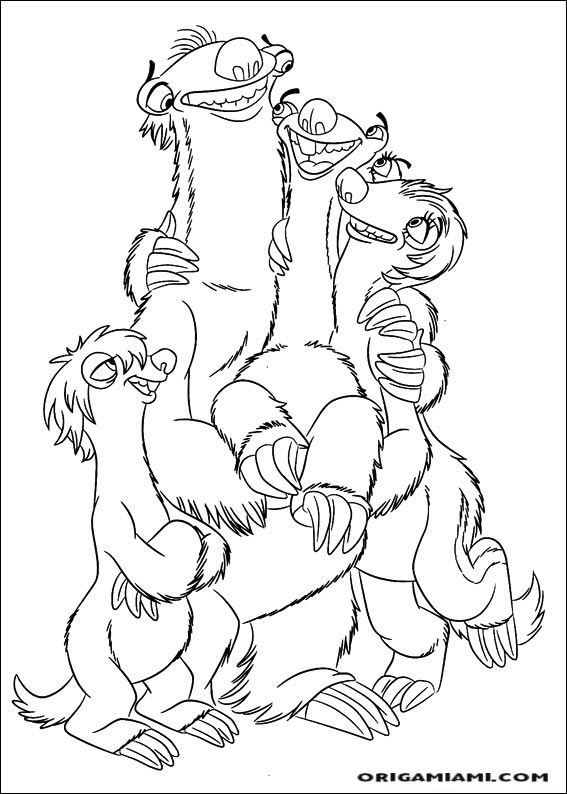 The ice age 4 coloring page (1)