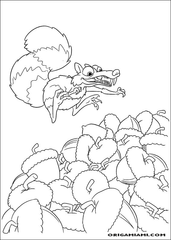 The ice age 4 coloring page (10)