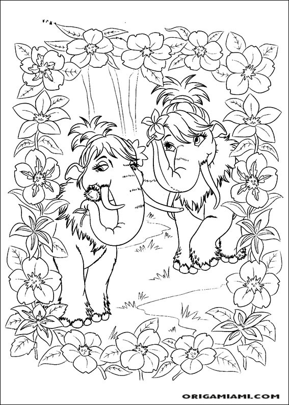 The ice age 4 coloring page (2)