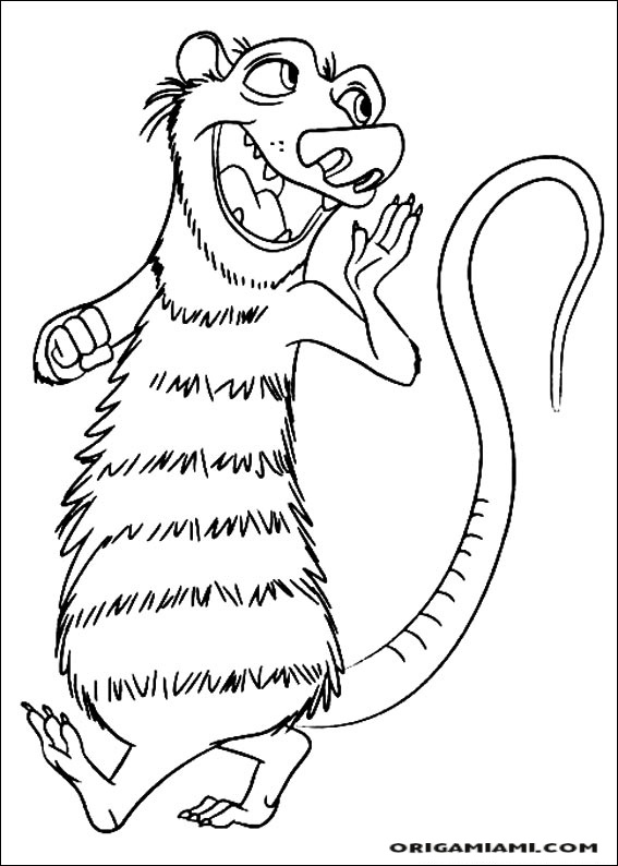 The ice age 4 coloring page (4)