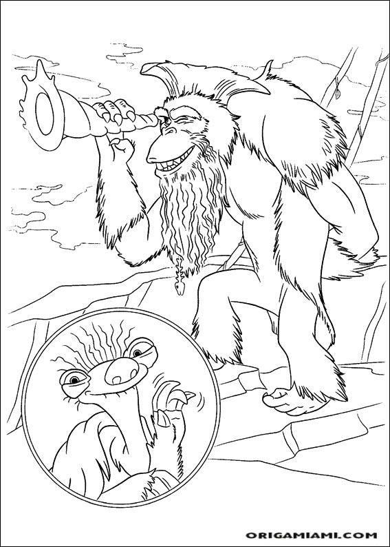 The ice age 4 coloring page (5)