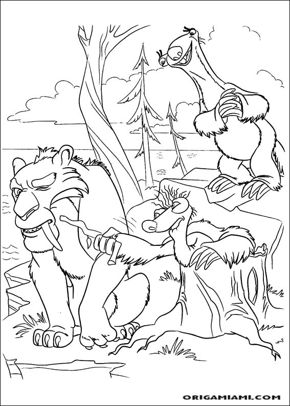 The ice age 4 coloring page (6)