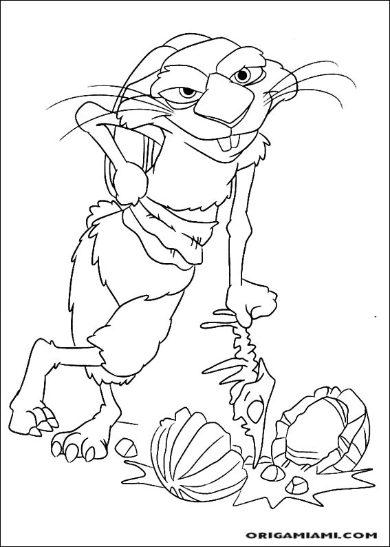 The ice age 4 coloring page (9)