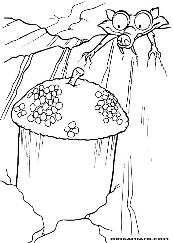 The ice age coloring page (11)