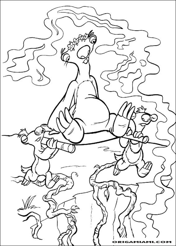 The ice age coloring page (12)