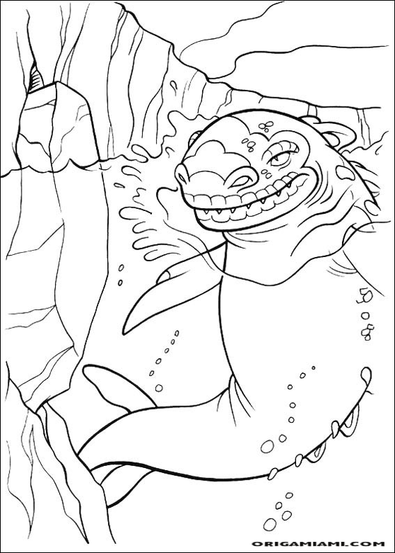 The ice age coloring page (2)