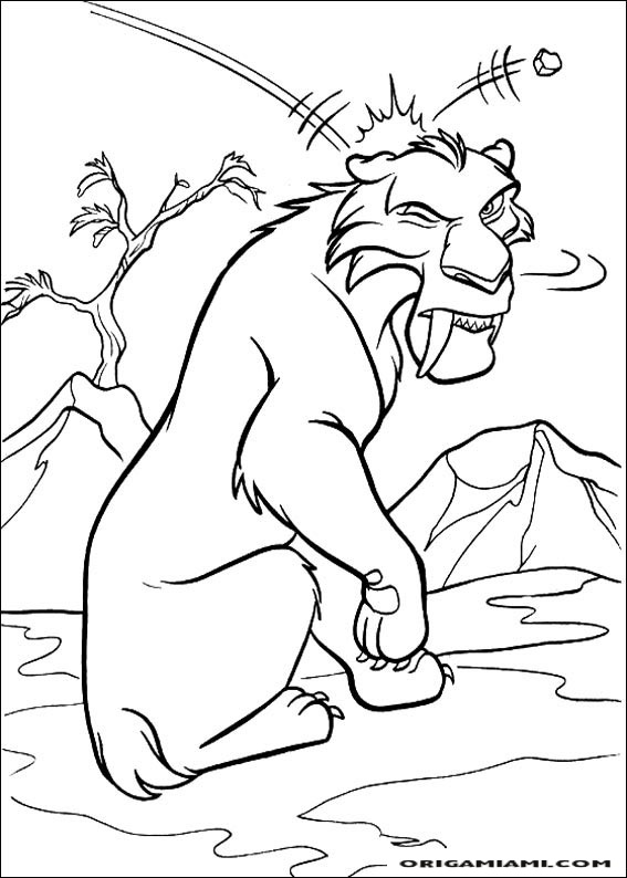 The ice age coloring page (21)