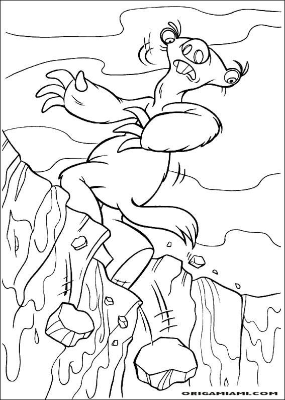 The ice age coloring page (27)