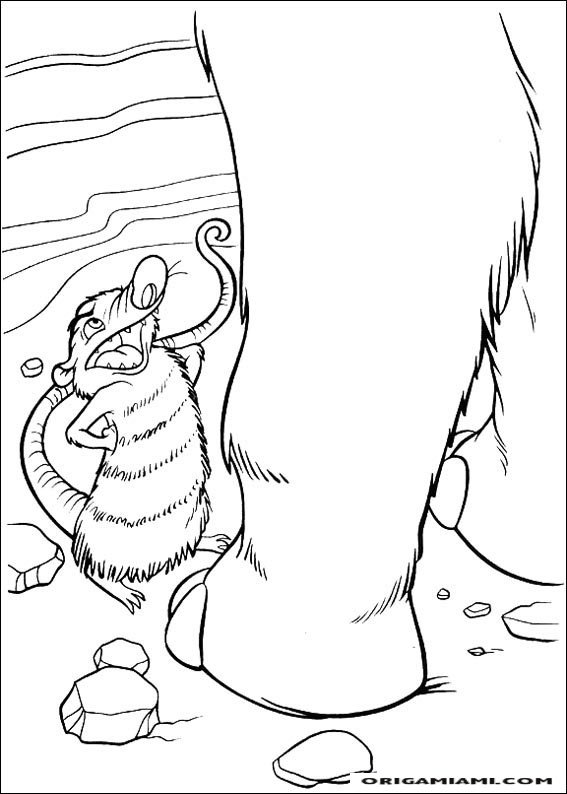 The ice age coloring page (31)