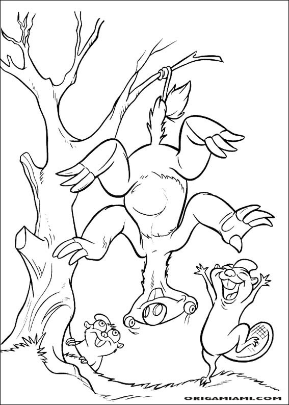 The ice age coloring page (34)