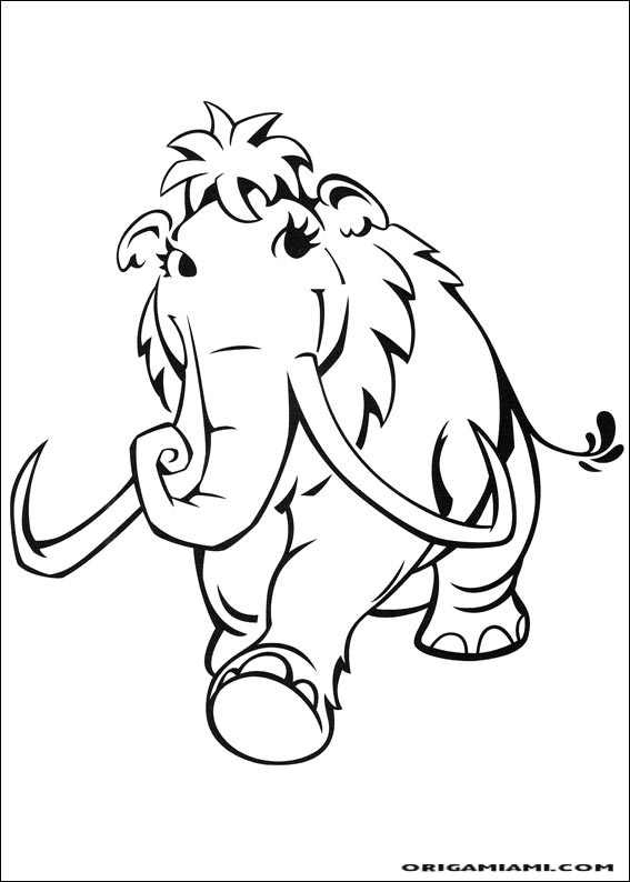 The ice age coloring page (39)