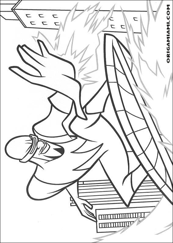 The incredibles coloring page (1)