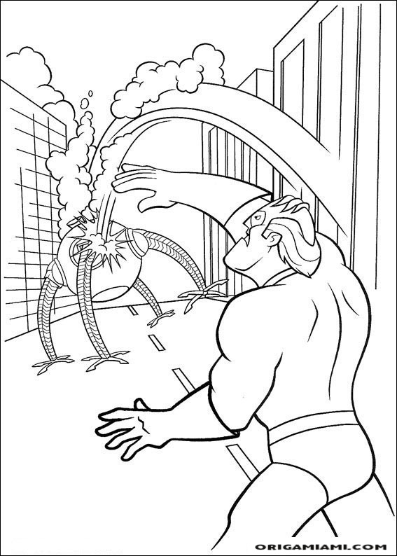 The incredibles coloring page (10)