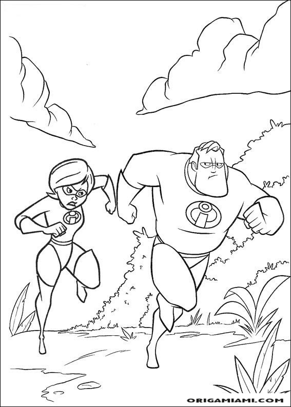 The incredibles coloring page (12)