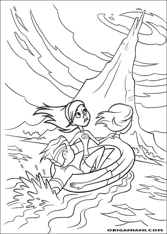 The incredibles coloring page (13)