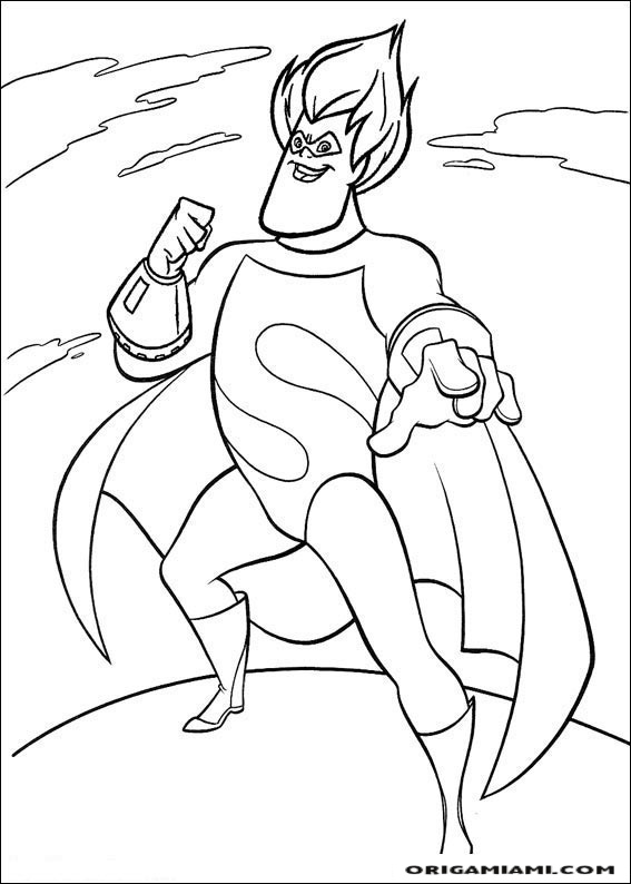 The incredibles coloring page (15)