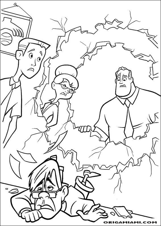 The incredibles coloring page (17)