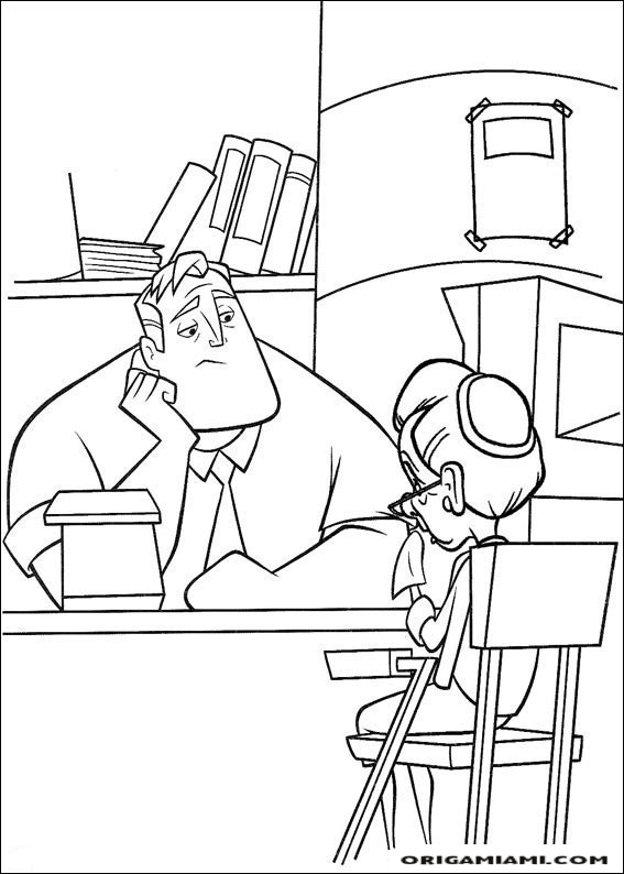 The incredibles coloring page (20)