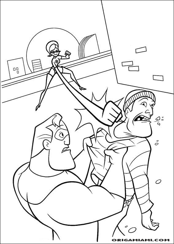 The incredibles coloring page (22)