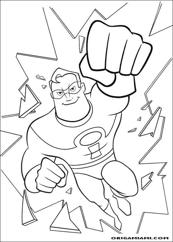 The incredibles coloring page (23)