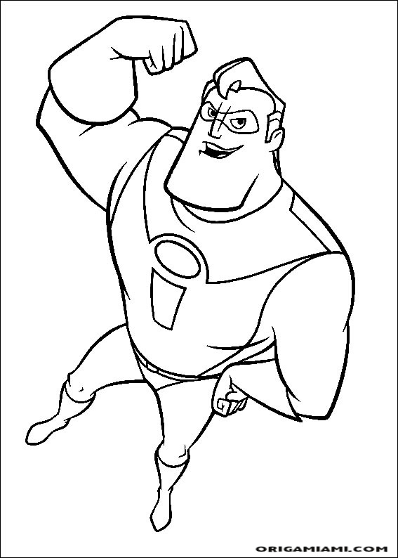 The incredibles coloring page (25)