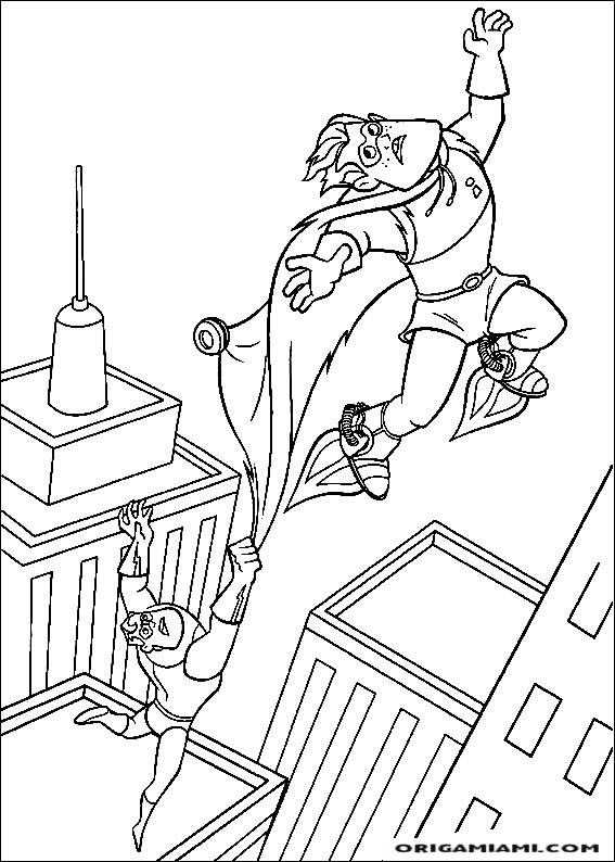 The incredibles coloring page (27)