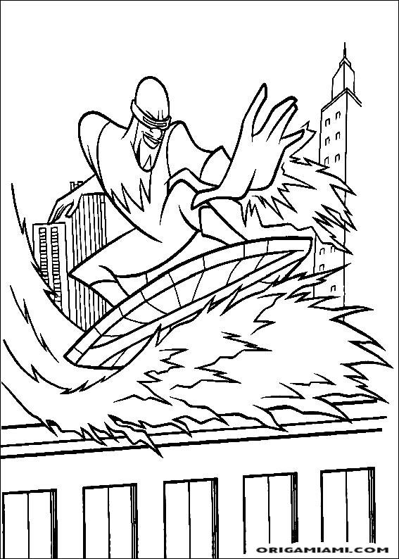 The incredibles coloring page (28)