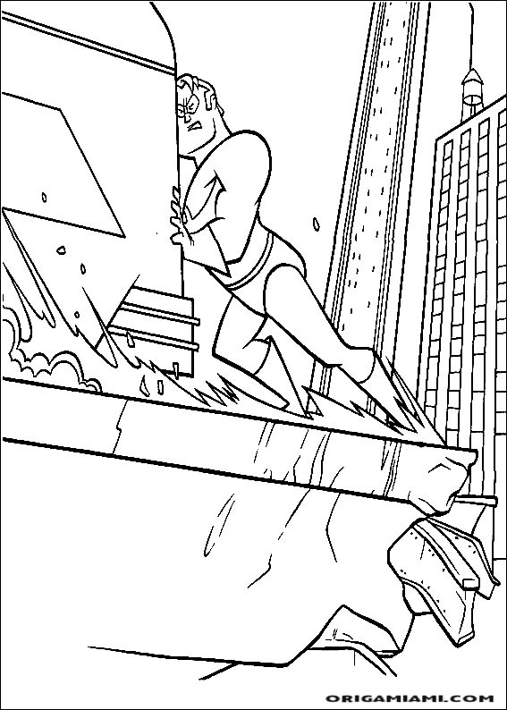 The incredibles coloring page (30)