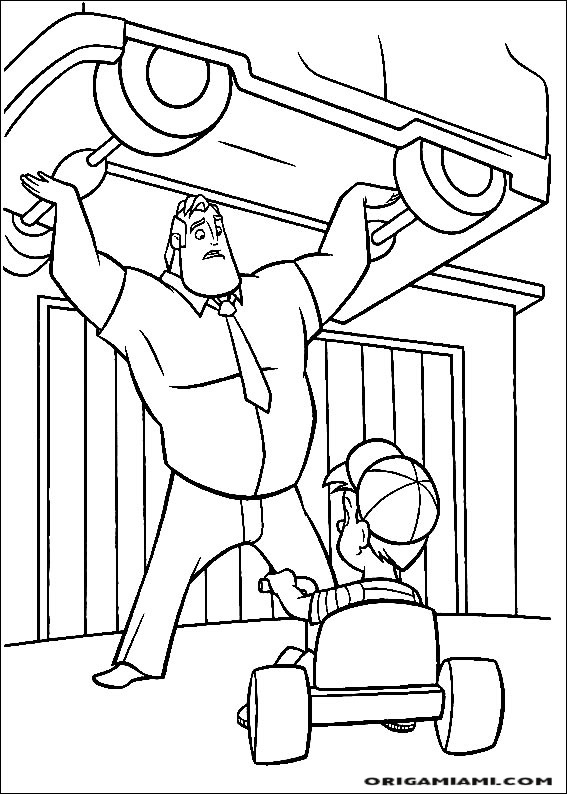 The incredibles coloring page (31)