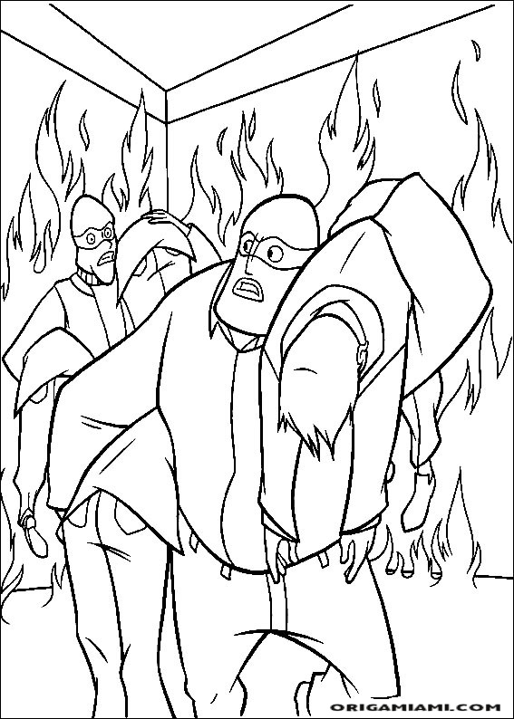 The incredibles coloring page (32)