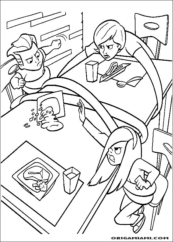 The incredibles coloring page (33)