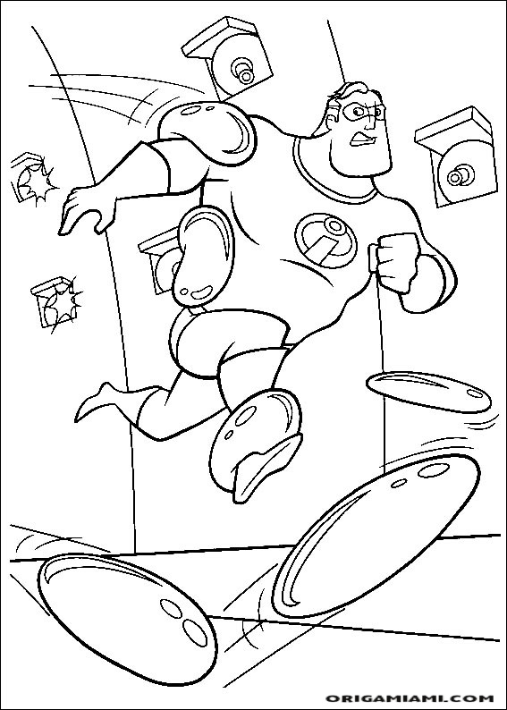 The incredibles coloring page (43)