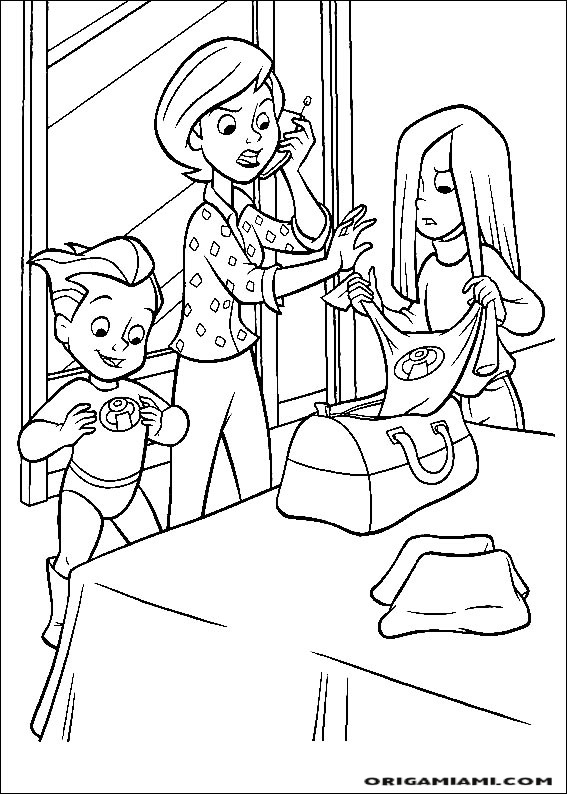 The incredibles coloring page (44)