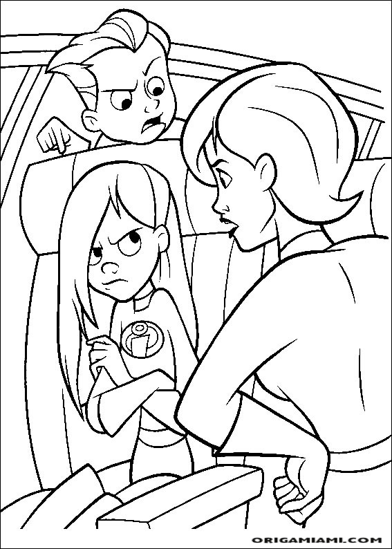 The incredibles coloring page (47)