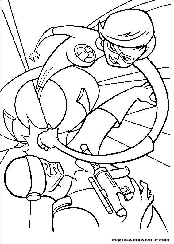 The incredibles coloring page (50)