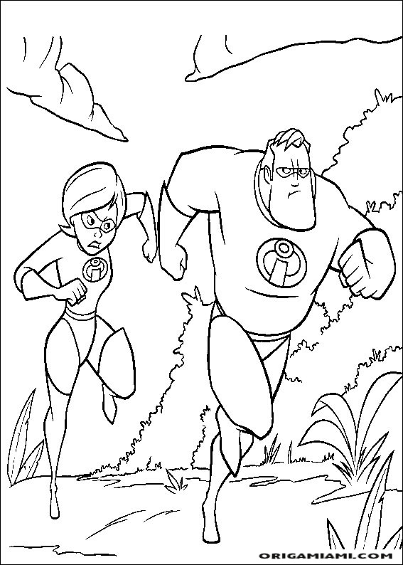 The incredibles coloring page (51)